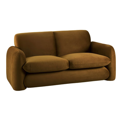Dublin 2 Seater Sofa - Muted Gold - DUSK