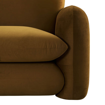 Dublin 2 Seater Sofa - Muted Gold - DUSK