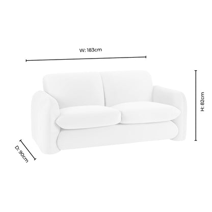 Dublin 2 Seater Sofa - Rich Green - DUSK