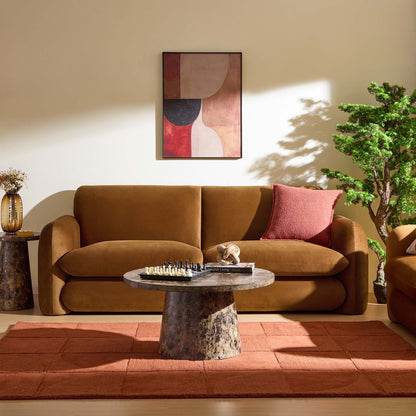 Dublin 3 Seater Sofa - Muted Gold - DUSK