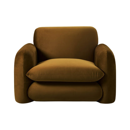 Dublin Loveseat - Muted Gold - DUSK