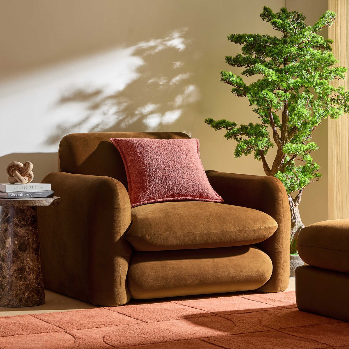 Dublin Loveseat - Muted Gold - DUSK