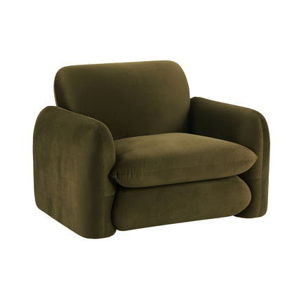 Dublin Loveseat - Rich Green - DUSK