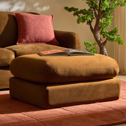 Dublin Pouffe - Muted Gold - DUSK