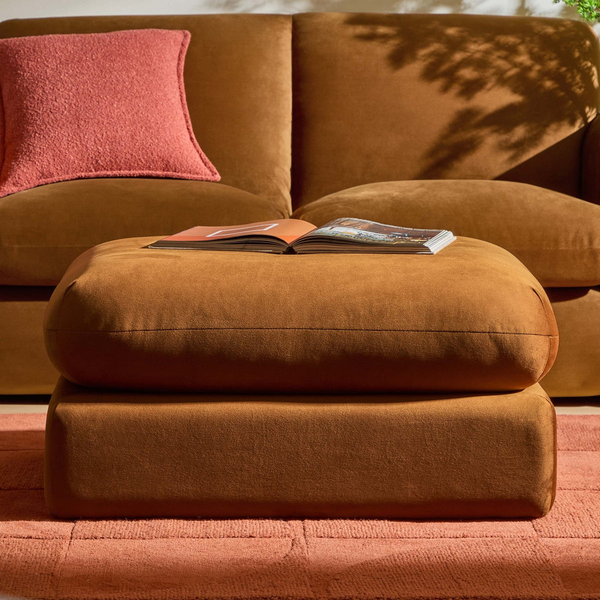 Dublin Pouffe - Muted Gold - DUSK