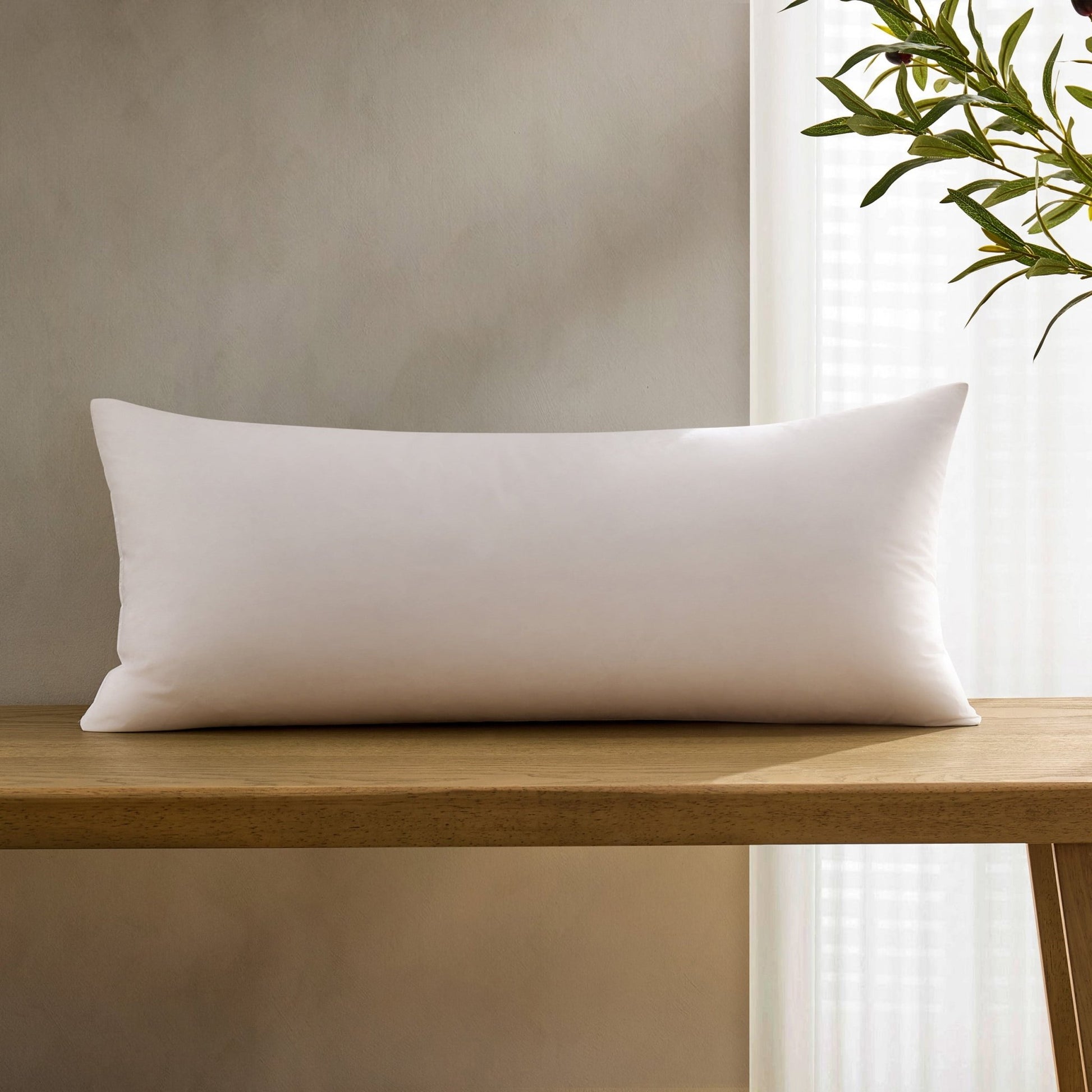 Duck Feather Cushion Pad - White - DUSK