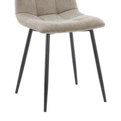 Eden Set of 2 Dining Chairs - Stone - DUSK