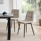 Eden Set of 2 Dining Chairs - Stone - DUSK