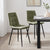 Eden Set Of 2 Dining Chairs - Velvet - Sage Green - DUSK