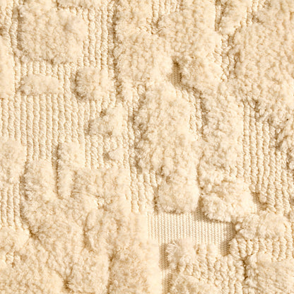 Eleanor Super Soft Textured Tufted Rug - Off White - DUSK