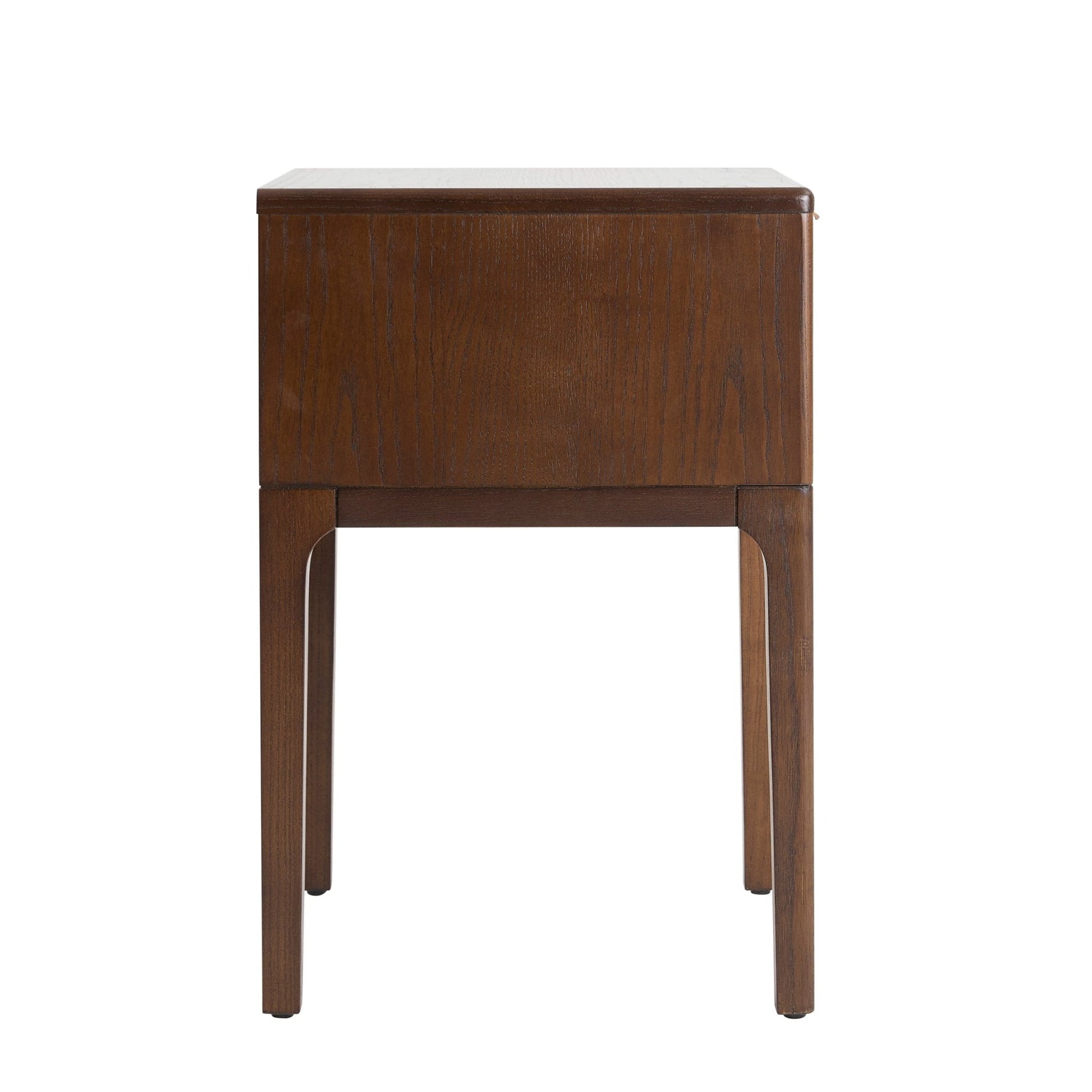 Elena Ash 1 Drawer Nightstand - Walnut - DUSK