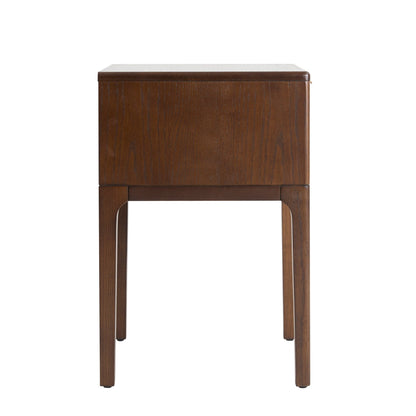 Elena Ash 1 Drawer Nightstand - Walnut - DUSK