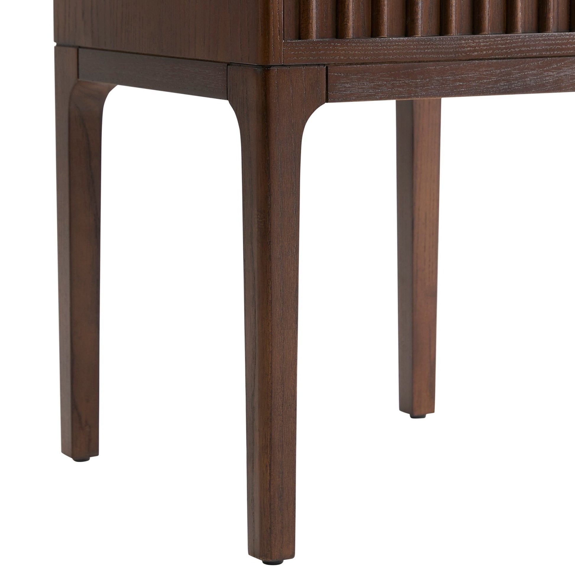 Elena Ash 1 Drawer Nightstand - Walnut - DUSK