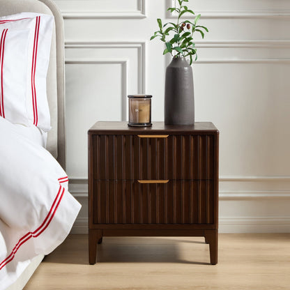 Elena Bedside Table - Walnut - DUSK