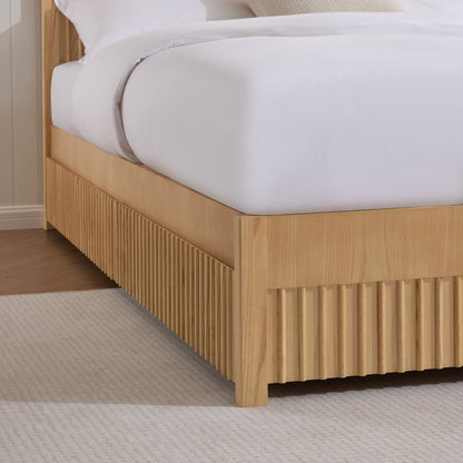 Elena Divan Bed - Wood - DUSK