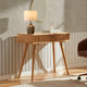 Elena Dressing Table Console - Light Wood - DUSK