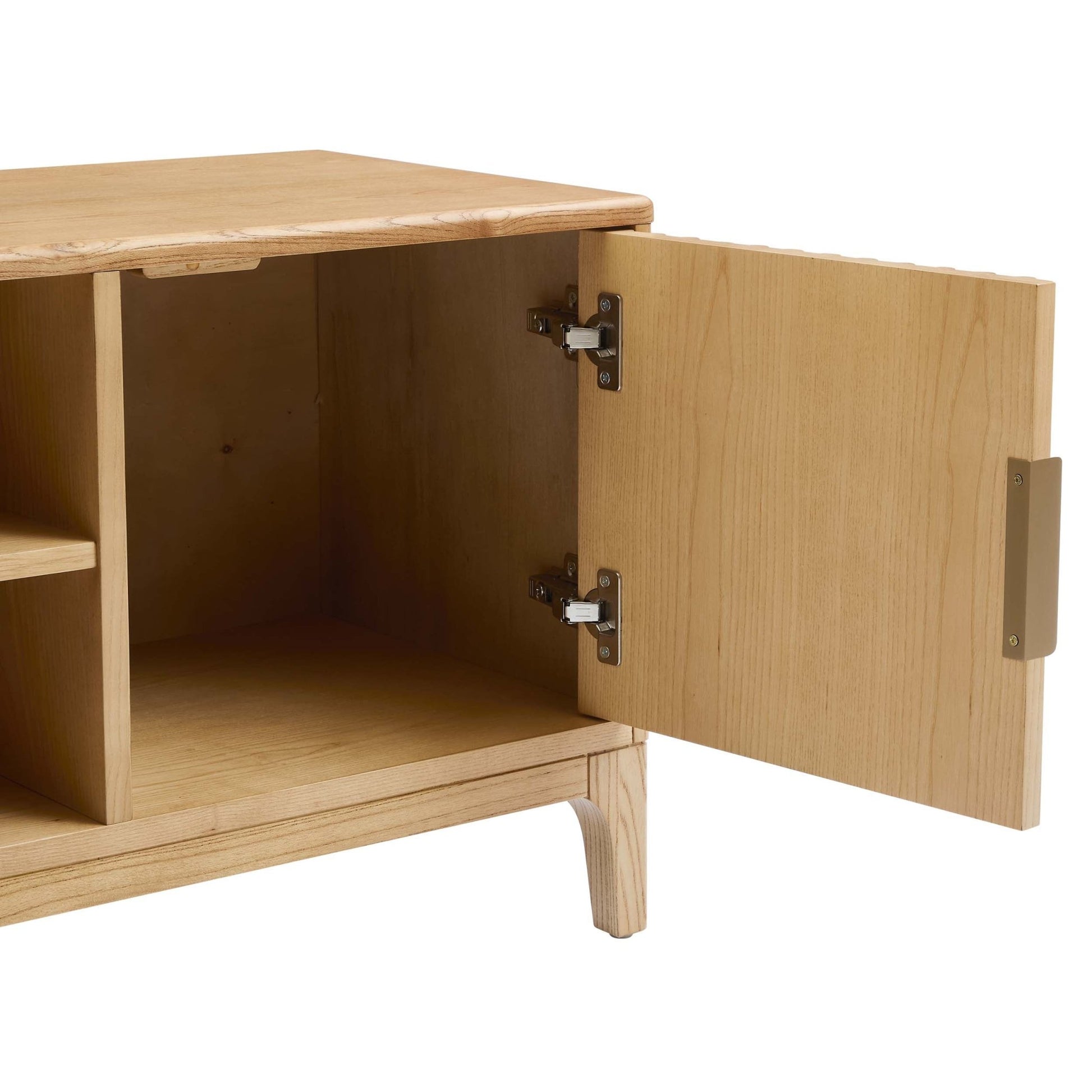 Elena Wood Veneer TV Unit - Light Wood - DUSK