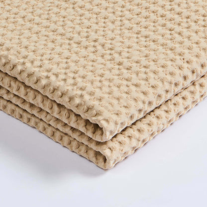 Eleni Cotton Waffle Stonewash Bedspread - Natural - DUSK