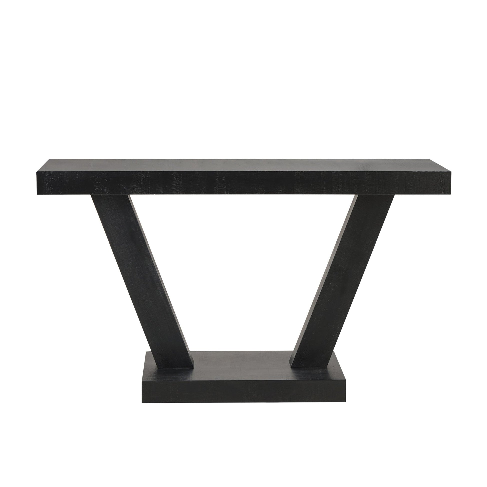 Elina Console Table - Black Wood - DUSK
