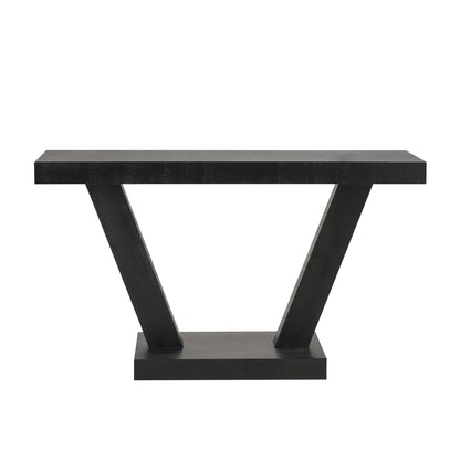 Elina Console Table - Black Wood - DUSK