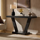 Elina Console Table - Black Wood - DUSK