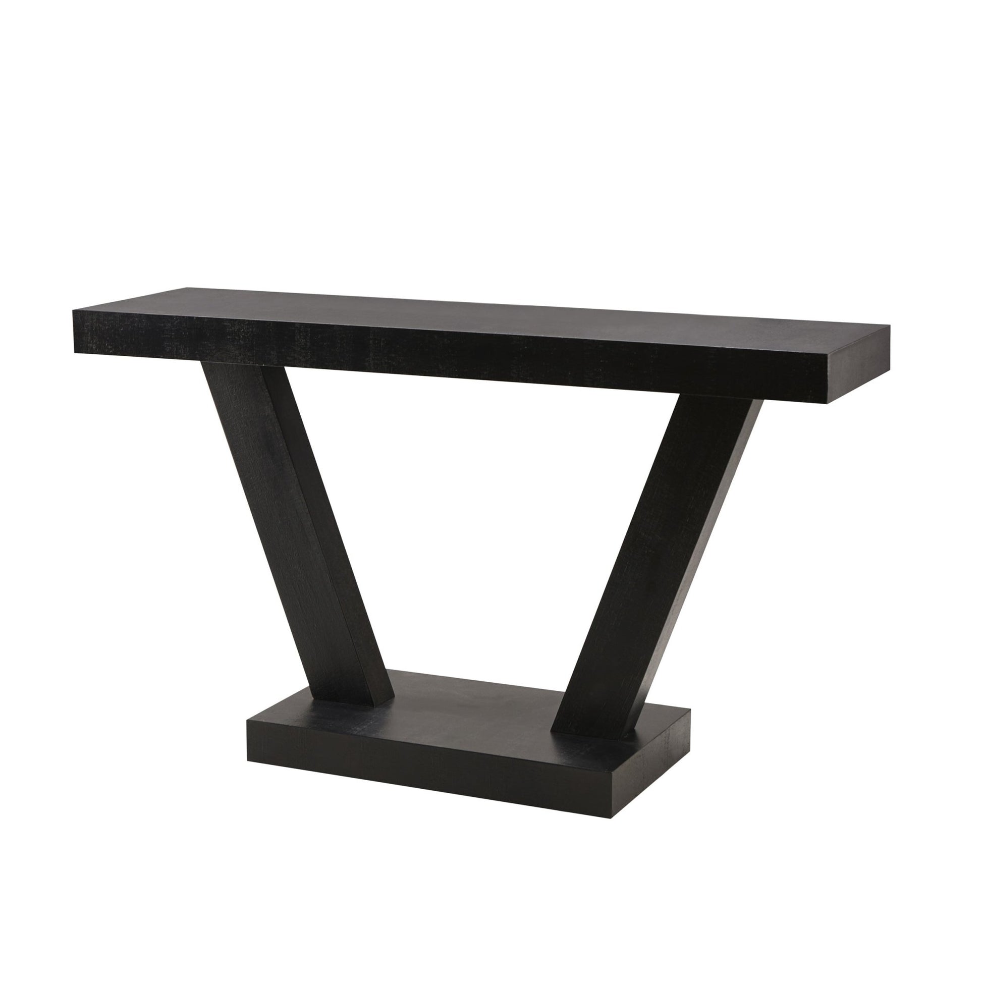 Elina Console Table - Black Wood - DUSK