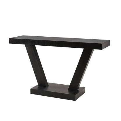 Elina Console Table - Black Wood - DUSK