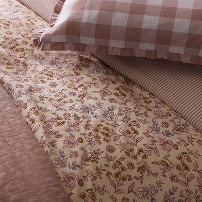 Elleanor Floral Duvet Cover & Pillowcase Set - Multicoloured - DUSK