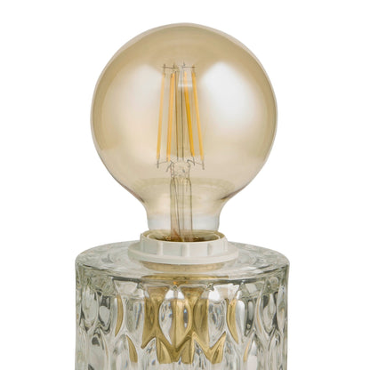 Elodi Glass Table Lamp - Clear - DUSK