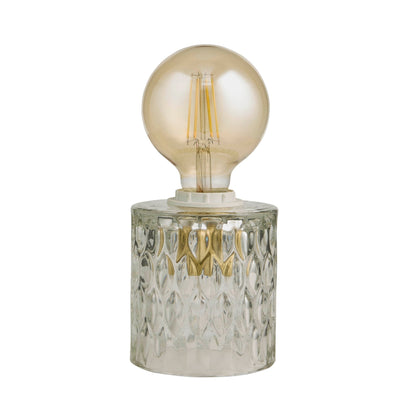 Elodi Glass Table Lamp - Clear - DUSK