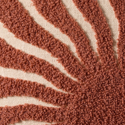 Embroidered Sun Sofa Cushion Cover - Burnt Orange - DUSK