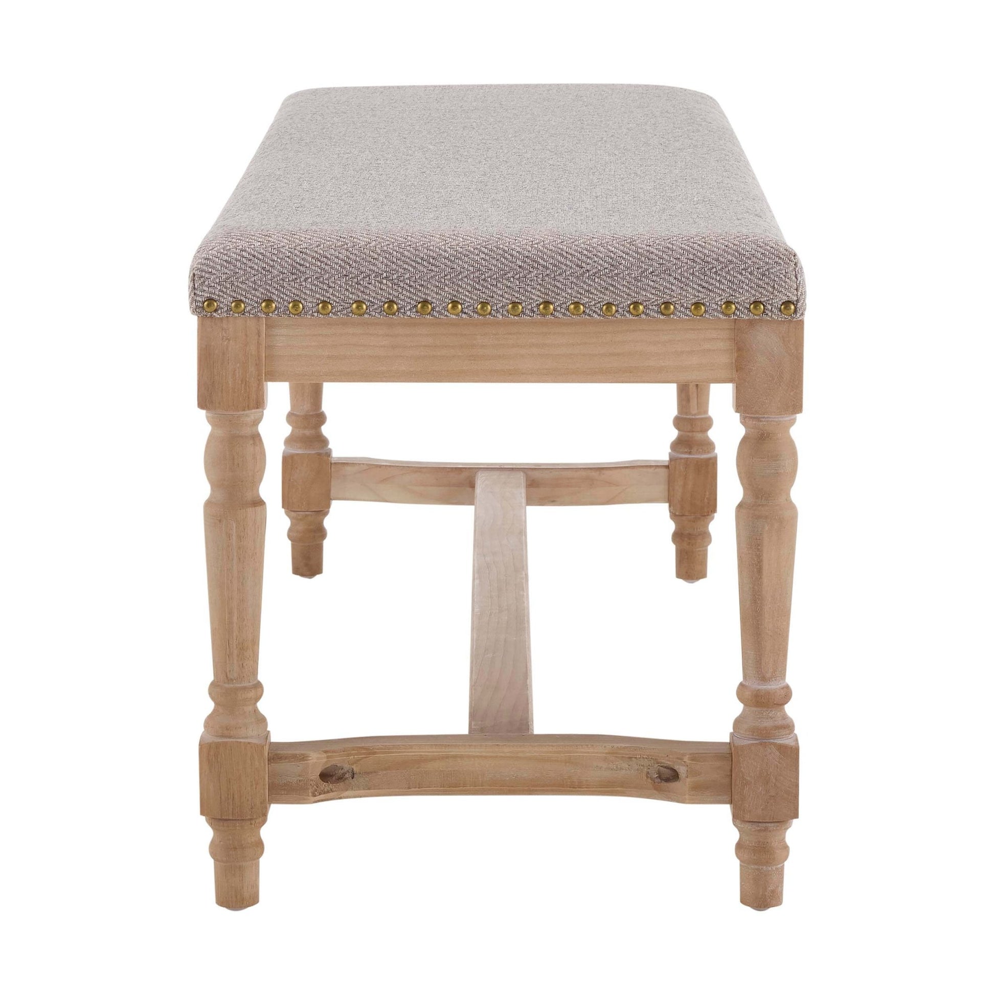 Emley Bench - Natural Chevron - DUSK