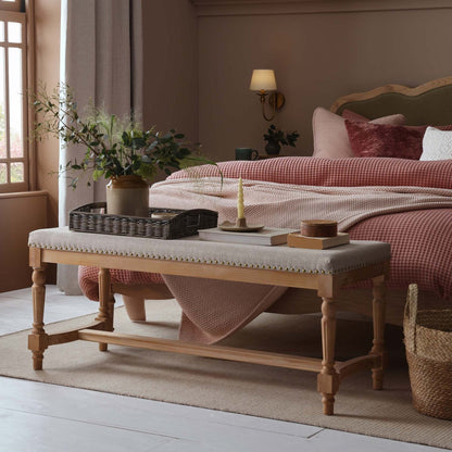 Emley Bench - Stone Grey - DUSK
