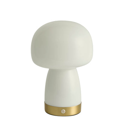 Enoki LED Rechargeable Wireless Lamp - White/Gold - DUSK