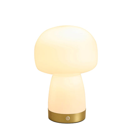 Enoki LED Rechargeable Wireless Lamp - White/Gold - DUSK