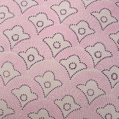 Esme 100% Cotton Printed Scallop Reversible Cushion Cover - Pink - DUSK