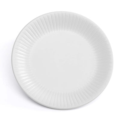Ethan Embossed Stoneware 12pc Dinner Set - White - DUSK