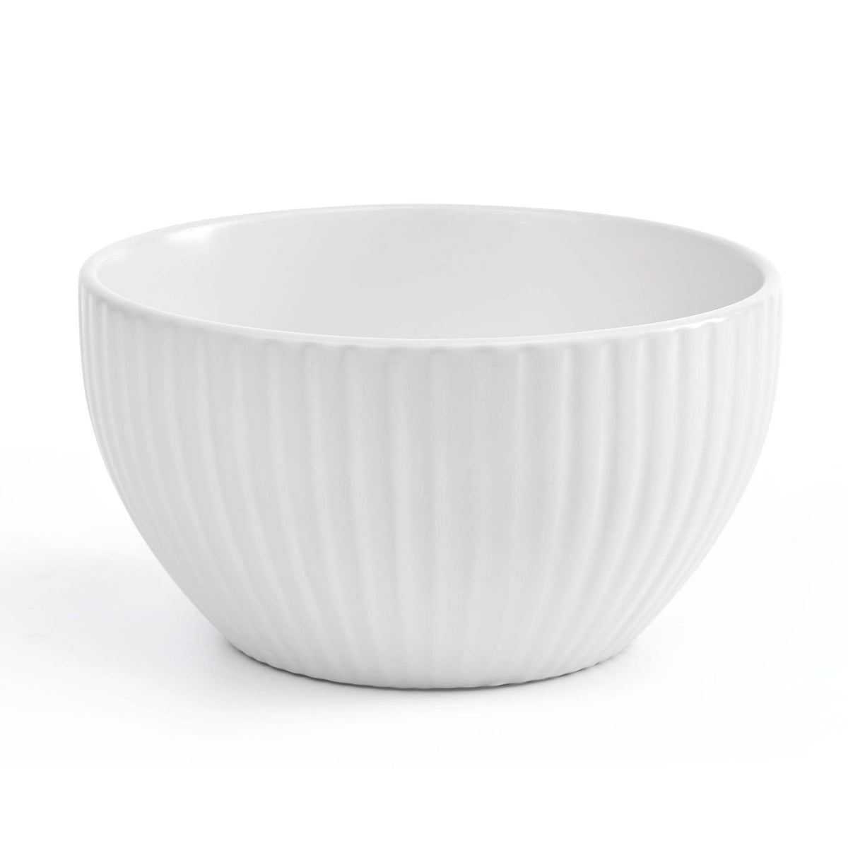 Ethan Embossed Stoneware 12pc Dinner Set - White - DUSK
