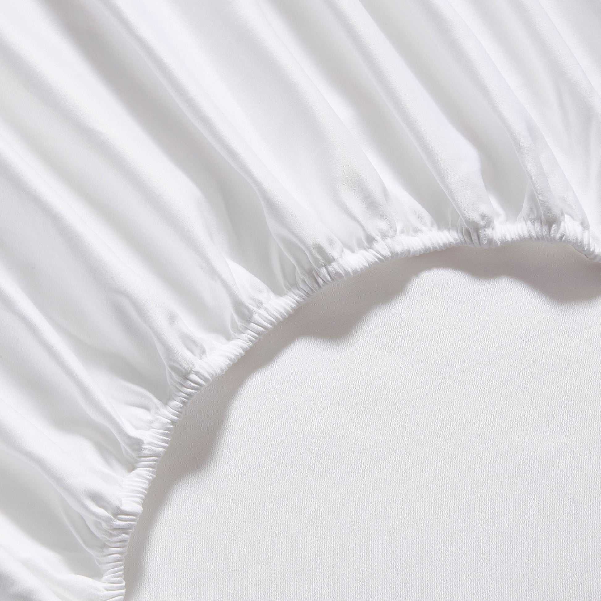 Everly 1200 Thread Count Fitted Sheet - White - DUSK