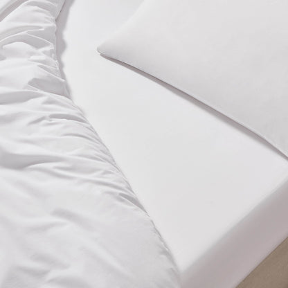 Everly 1200 Thread Count Fitted Sheet - White - DUSK