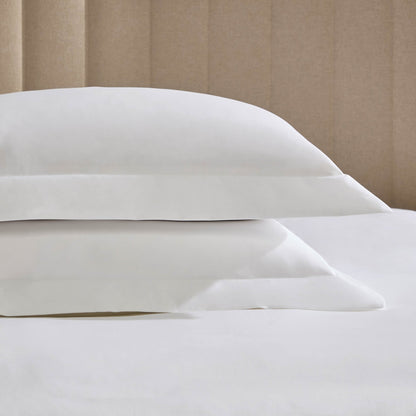 Everly 1200 Thread Count Pair of Oxford Pillowcases - White - DUSK
