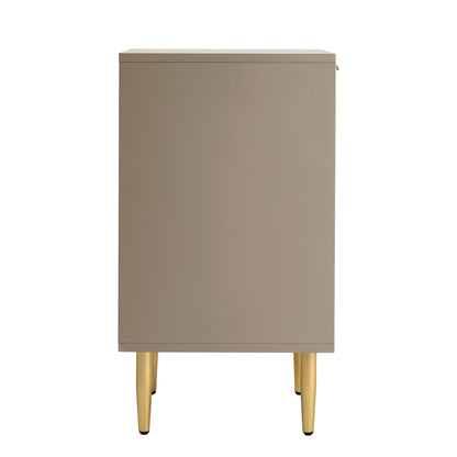 Evie 1 Drawer Nightstand - Taupe - Resource - DUSK