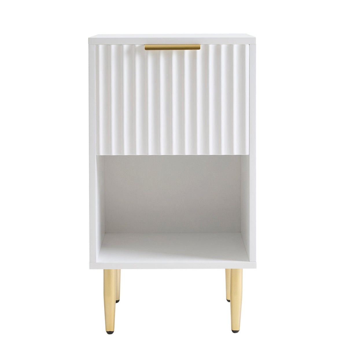Evie 1 Drawer Nightstand - Warm White - DUSK