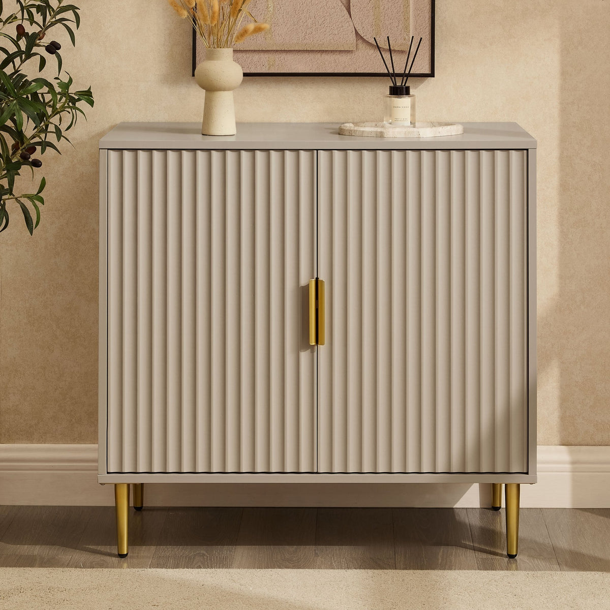 Evie 2 Door Sideboard - Taupe - DUSK