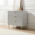 Evie 3 Drawer Chest - Grey - DUSK