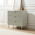 Evie 3 Drawer Chest - Sage Green - DUSK