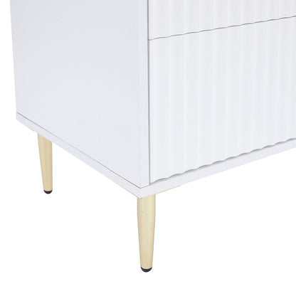 Evie 3 Drawer Chest - Warm White - DUSK