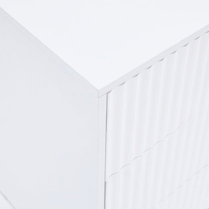 Evie 3 Drawer Chest - Warm White - DUSK