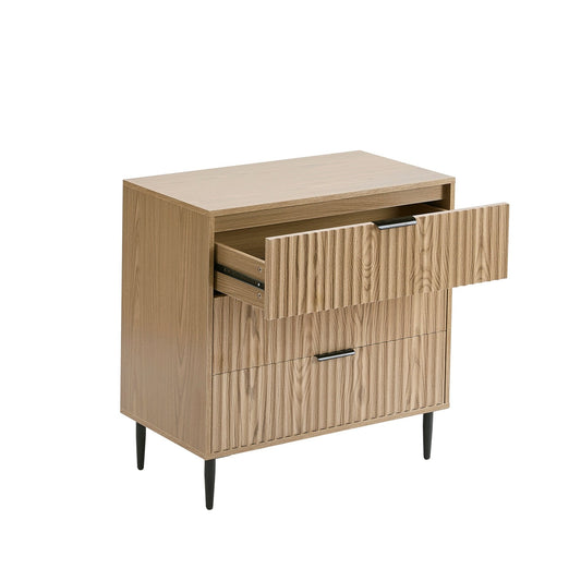 Evie 3 Drawer Chest - Wood Effect - DUSK