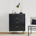 Evie 5 Drawer Chest - Black - DUSK